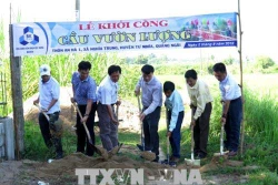 Xây cầu cho dân nghèo tỉnh Quảng Ngãi