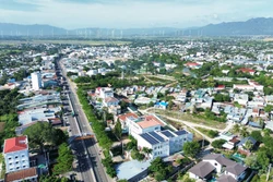 Một góc huyện Ninh Phước đạt chuẩn huyện nông thôn mới của tỉnh Ninh Thuận. Ảnh: Nguyễn Thành – TTXVN