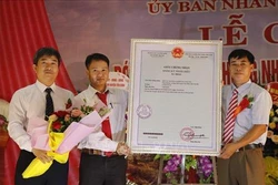 "Gạo Bạch Hà" của Yên Bái được cấp chứng nhận nhãn hiệu tập thể