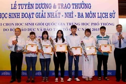Công bố chính thức kết quả Kỳ thi học sinh giỏi quốc gia năm 2016