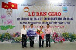 Sóc Trăng hỗ trợ các hộ nghèo, gia đình chính sách an cư