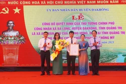 Quảng Trị công bố Quyết định công nhận Ba Lòng là xã An toàn khu