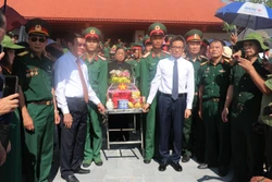 Truy điệu, an táng hài cốt liệt sỹ tại Nghĩa trang Liệt sỹ Quốc gia Vị Xuyên