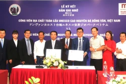 Hợp tác giữa Công viên Địa chất toàn cầu Cao nguyên đá Đồng Văn và Công viên Địa chất Cao nguyên đá Miné - Akiyoshidai (Nhật Bản)