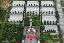 Nghĩa trang Liệt sỹ quốc gia Vị Xuyên là nơi yên nghỉ của hàng ngàn liệt sỹ, trong đó có nhiều liệt sỹ chưa xác định được danh tính. Ảnh: Nam Thái
