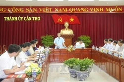 Đoàn kiểm tra của Bộ Chính trị, Ban Bí thư làm việc với Ban Thường vụ Thành ủy Cần Thơ