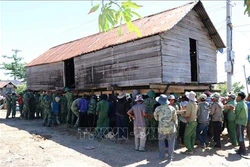 Quân dân chung sức xây dựng nông thôn mới ở Gia Lai