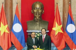 Chủ tịch nước Trần Đại Quang hội kiến Tổng Bí thư, Chủ tịch nước Bounnhang Volachith