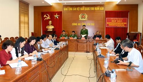 Quang cảnh buổi họp báo. Ảnh: Thế Duyệt – TTXVN