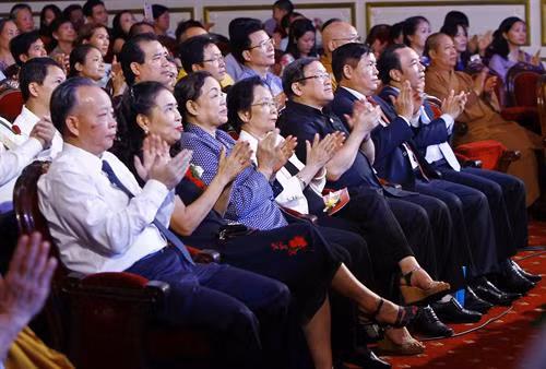 Các đại biểu tham dự trại chương trình. Ảnh: An Đăng - TTXVN