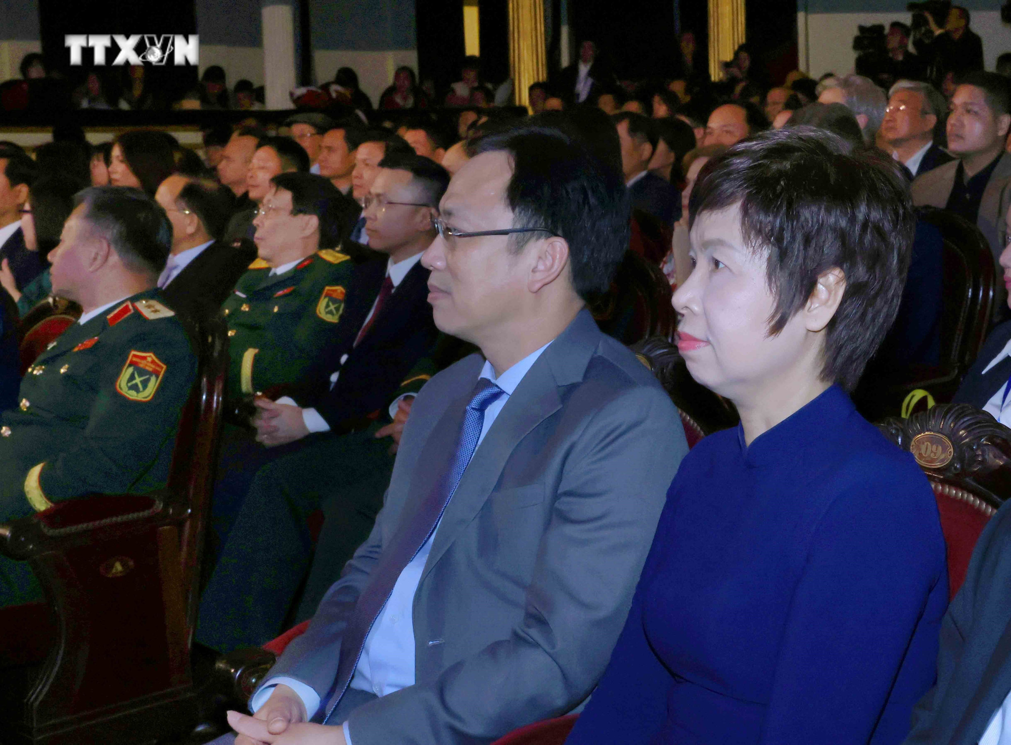 Đại biểu dự Lễ trao giải thưởng toàn quốc về thông tin đối ngoại lần thứ 10. Ảnh: Phương Hoa - TTXVN vna_potal_le_trao_giai_thuong_toan_quoc_ve_thong_tin_doi_ngoai_lan_thu_10_7737085.jpg