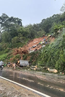 Khẩn trương xử lý sạt lở, thông tuyến Quốc lộ 27C và đèo Mimosa trước ngày 1/12