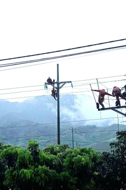 Đưa điện về 5 bản vùng lõm điện, lõm sóng miền Tây Nghệ An