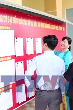 Rộn ràng không khí chuẩn bị bầu cử tại vùng biên Đồng Nai