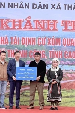 Cao Bằng: Khánh thành khu tái định cư cho người dân bị thiệt hại do thiên tai