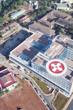 Lâm Đồng: Khánh thành bệnh viện có sân bay trực thăng riêng