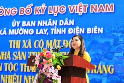 Mường Lay được xác lập kỷ lục Việt Nam về mật độ nhà sàn truyền thống người Thái Điện Biên