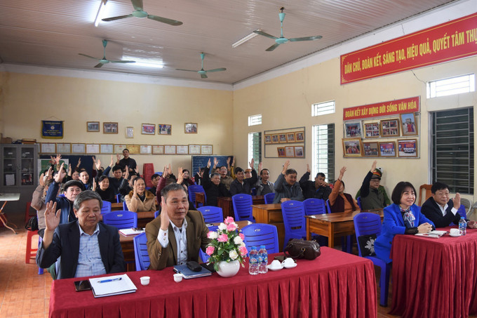 Cử tri Tổ dân phố Tân Hà 7, phường Minh Xuân (Tuyên Quang) biểu quyết, thống nhất cao với những người ứng cử đại biểu HĐND các cấp, nhiệm kỳ 2026 - 2031.