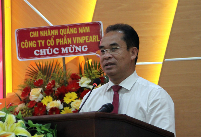 Ông Trần Anh Tuấn, Phó Chủ tịch UBND, Trưởng Ban Chỉ đạo vận động hiến máu tình nguyện tỉnh Quảng Nam, phát biểu tại chương trình. Ông Trần Anh Tuấn, Phó Chủ tịch UBND, Trưởng Ban Chỉ đạo vận động hiến máu tình nguyện tỉnh Quảng Nam, phát biểu tại chương trình.
