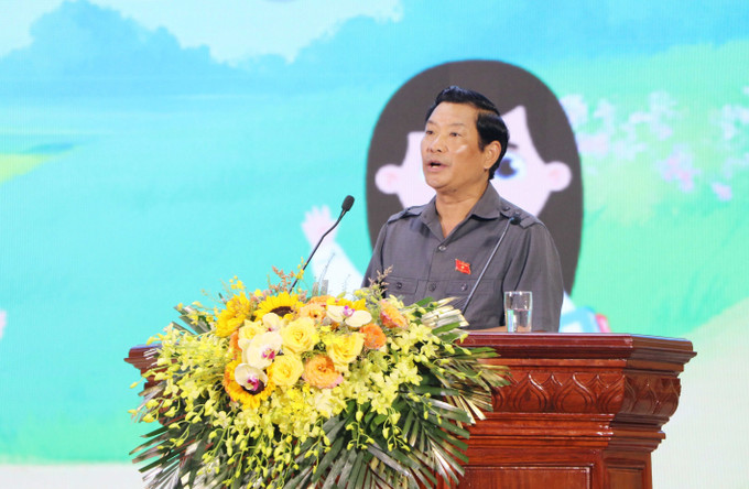 Phó Chủ tịch HĐND tỉnh Lai Châu Chu Lê Chinh phát biểu tại hội nghị. Phó Chủ tịch HĐND tỉnh Lai Châu Chu Lê Chinh phát biểu tại hội nghị.