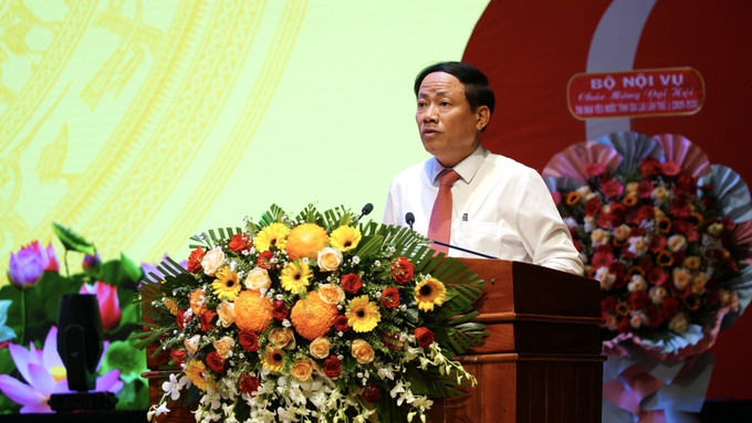 Chủ tịch UBND tỉnh Gia Lai Phạm Anh Tuấn phát biểu tại Đại hội. thi-dua-25925.jpg