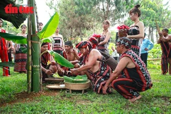 Người Cơ Tu gửi lời tạ ơn thần núi, thần rừng