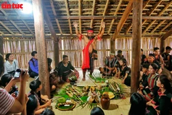 Đậm sắc văn hóa Xtiêng trong nghi lễ cầu phúc, cầu an đầu xuân