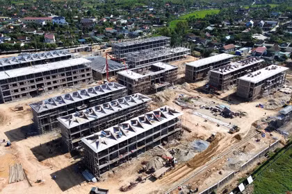 Bộ đội biên phòng hỗ trợ xây dựng trường liên cấp tại các xã biên giới Nghệ An 