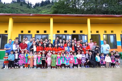 Khánh thành điểm trường vùng cao Sơn Vĩ - gửi niềm tin nơi biên cương 