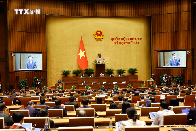 Quang cảnh phiên bế mạc. Ảnh: Doãn Tấn - TTXVN vna_potal_be_mac_ky_hop_thu_7_quoc_hoi_khoa_xv_7456020.jpg