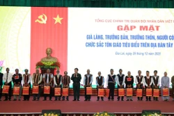 Người có uy tín tiêu biểu khu vực Tây Nguyên là trụ cột tinh thần ở cơ sở