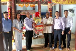 Thăm hỏi, chúc tết Katê đồng bào dân tộc Chăm theo đạo Bàlamôn
