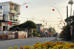 Gắn kết tình làng nghĩa xóm qua tục dựng cây nêu ngày Tết