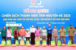 Thanh niên ra quân tình nguyện, mang lại lợi ích cho cộng đồng