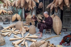 Làng nghề đan đó Thủ Sỹ - nơi lưu giữ nét đẹp hồn quê 