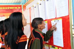 Hướng về ngày hội non sông ở xã miền núi xa xôi