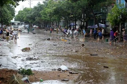 Mưa lớn diện rộng gây lũ trên toàn bộ hệ thống sông ngòi Lào Cai