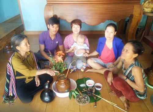 Lễ Chap tại gia đình amí Hara. Ảnh: Y.P