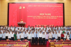 Lai Châu giao nhiệm vụ cho cán bộ chủ chốt các xã, phường mới sau sắp xếp
