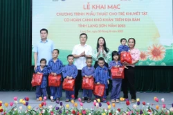 Mang lại nụ cười, sự tự tin cho trẻ em không may bị khiếm khuyết ở vùng sâu, vùng xa
