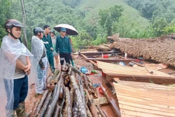 50 nhà dân tại Tuyên Quang bị hư hỏng do ảnh hưởng hoàn lưu bão