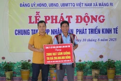 Gần 2 tỷ đồng hỗ trợ người dân khắc phục hậu quả do bão