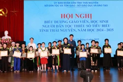 Thái Nguyên: Vinh danh 110 giáo viên, học sinh dân tộc thiểu số tiêu biểu trong dạy và học