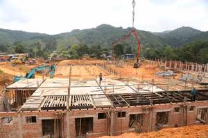 Để trẻ em vùng biên sớm có trường mới: Nỗ lực về đích đúng tiến độ