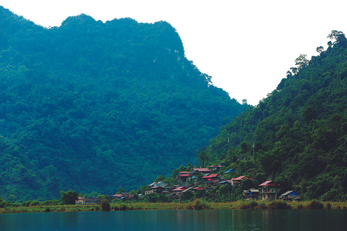Thôn Pác Ngòi, xã Nam Mẫu, huyện Ba Bể (Bắc Kạn). Ảnh: An Thành Đạt