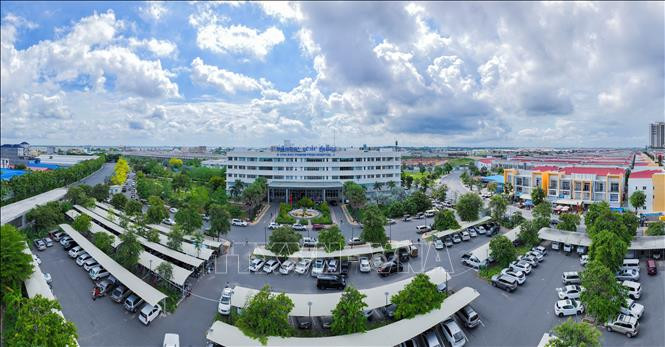 Bệnh viện Chợ Rẫy Phnom Pênh. Ảnh: TTXVN phát