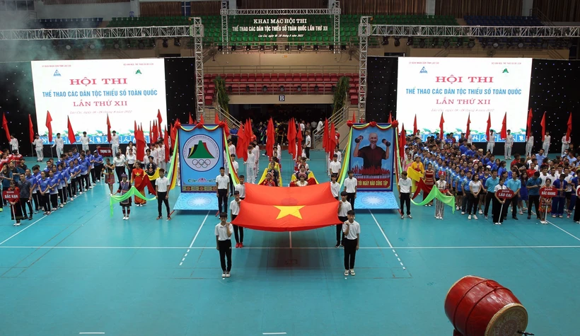 Quang cảnh lễ khai mạc. Ảnh: Quốc Khánh - TTXVN