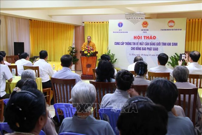 Nâng cao nhận thức về dân số và phát triển cho đồng bào Phật giáo tại Cà Mau