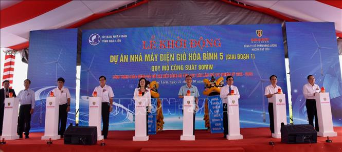 Đầu tư 3.200 tỷ đồng xây dựng nhà máy điện gió Hòa Bình 5 