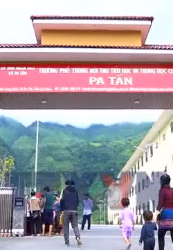 Vận hành thử nghiệm trường nội trú Liên cấp Pa Tần trước năm học mới